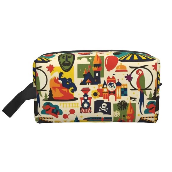 Happiest Place on Earth Travel Bag Disneyland Walt Disney World Toiletries NEW - Picture 1 of 6